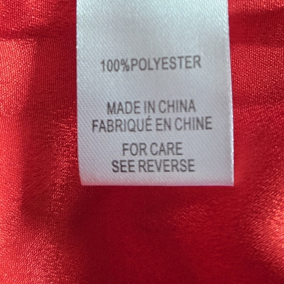 New Torn By Ronny Kobo Anna Crepe Crimson Dress Spring 2025 Size Medium NWT - Picture 14 of 15